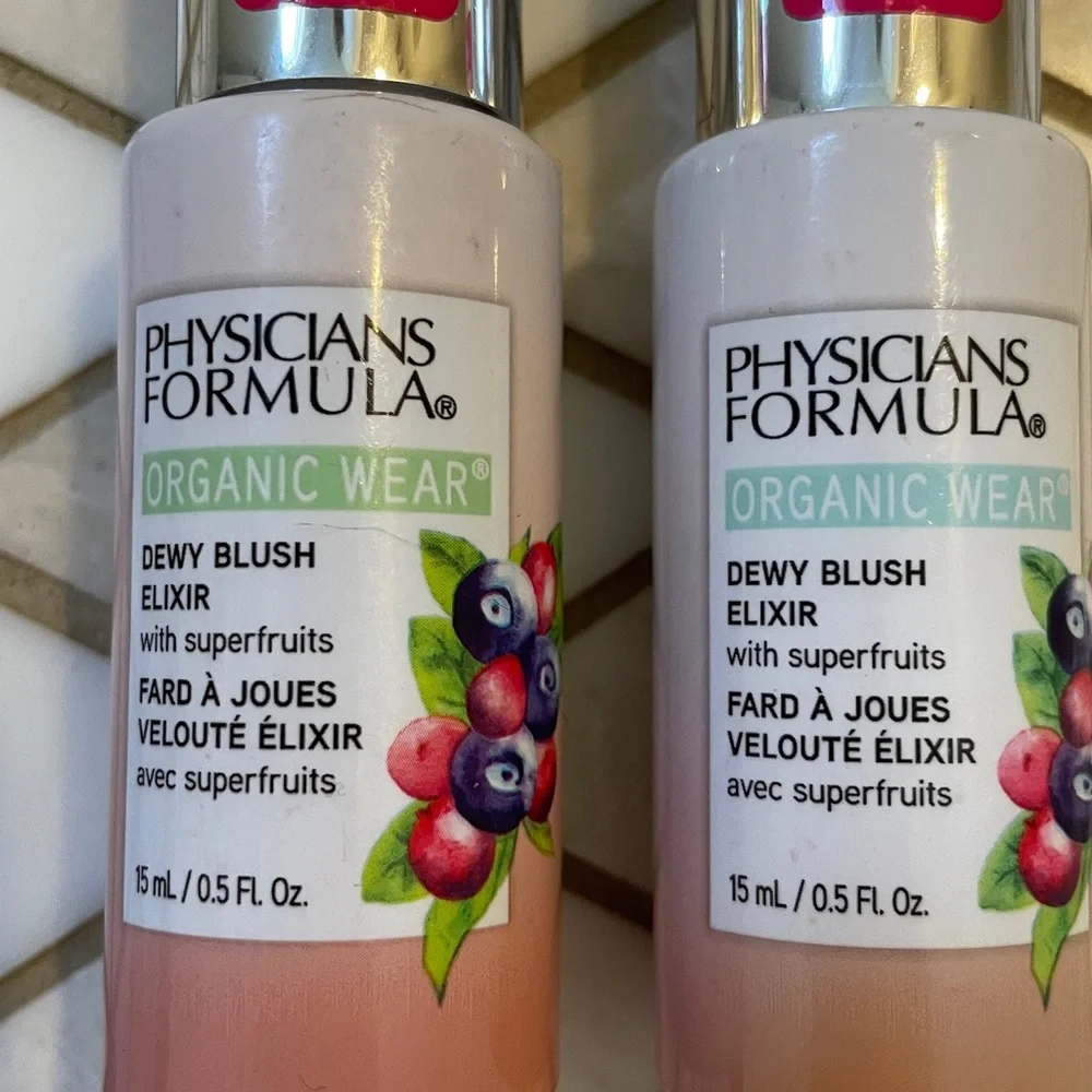 BUNDLE (2) Physicians Formula Organic Wear Dewy Blush Elixir Gorgeous Peach